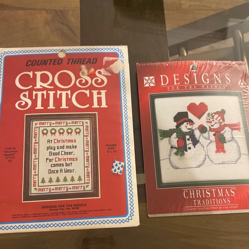 Counted Cross Stitch Kits Christmas DMC Designs For The Needle 2x